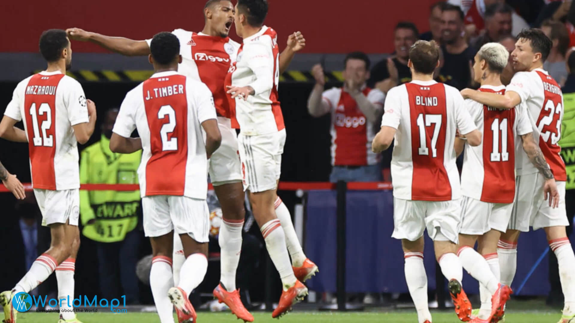 Result of Ajax vs Besiktas UCL First Match Goal 2021